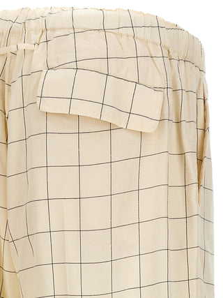 Bicolor Rayon Casual Pants