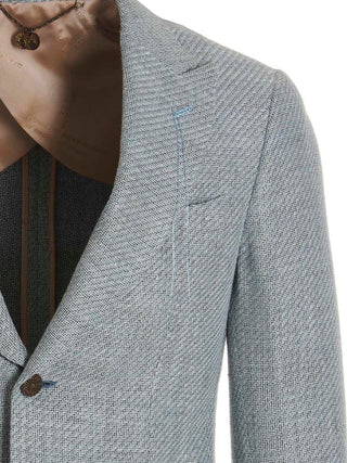 Blue Silk Blazer
