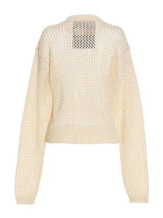 White Cotton Cardigan