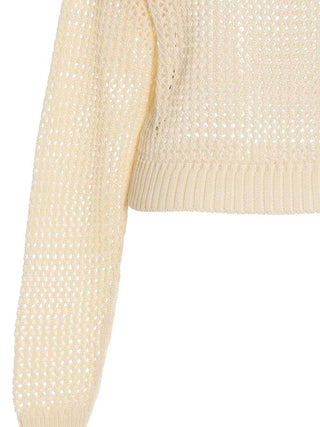 White Cotton Cardigan