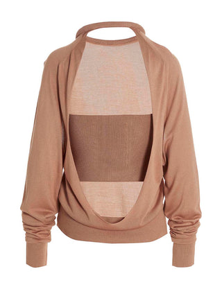 Beige Silk Cardigan