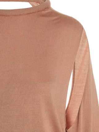 Beige Silk Cardigan