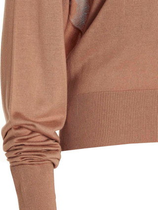 Beige Silk Cardigan