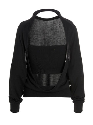 Black Silk Cardigan