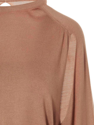 Beige Silk Cardigan