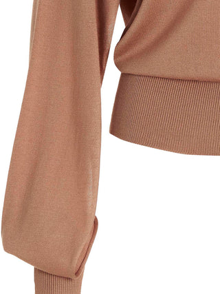 Beige Silk Cardigan