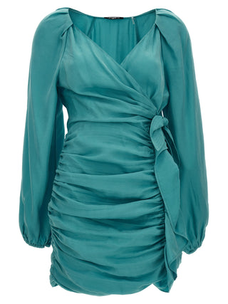 Minifalda azul de lyocell