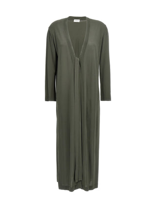 Bicolor Viscose Cardigan