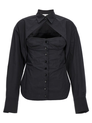 Black Cotton Blouse