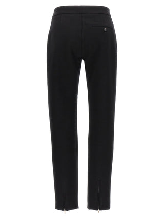 Black Elastane Skinny Pants