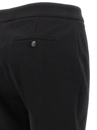 Black Elastane Skinny Pants