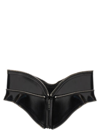 Black Leather Regular Belt