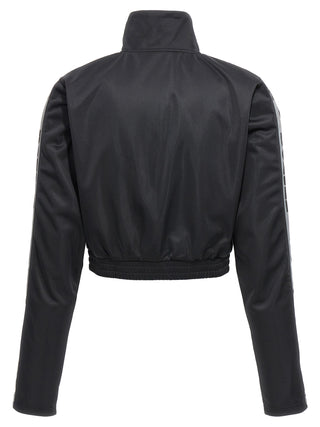 Black Polyester Sweatshirt