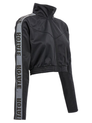 Black Polyester Sweatshirt