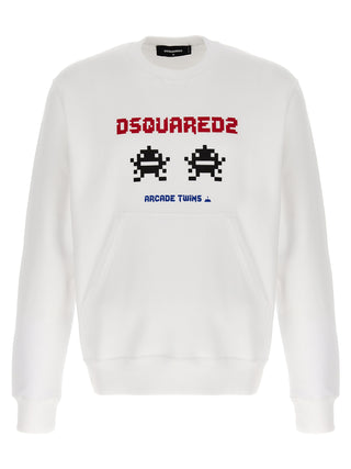 White Cotton Sweatshirt