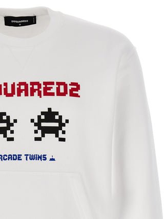 White Cotton Sweatshirt