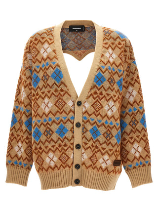 Multicolor Wool Cardigan