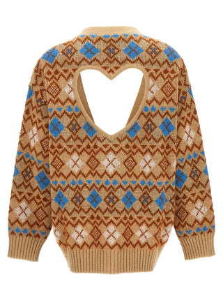 Multicolor Wool Cardigan