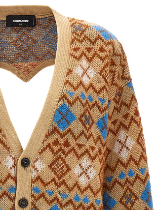 Multicolor Wool Cardigan