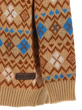 Multicolor Wool Cardigan
