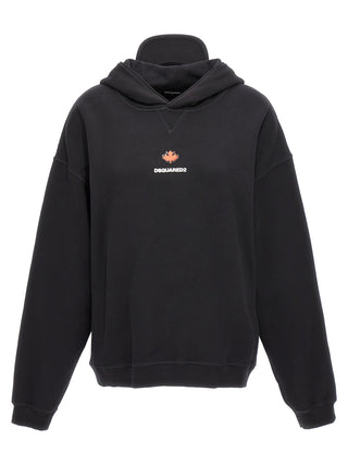 Black Cotton Sweatshirt