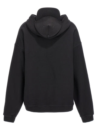 Black Cotton Sweatshirt