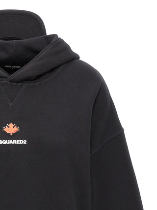 Black Cotton Sweatshirt
