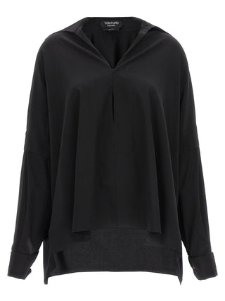 Black Silk Blouse