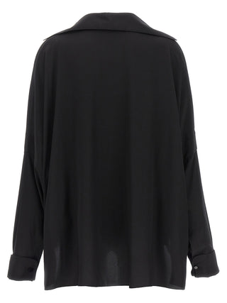 Black Silk Blouse