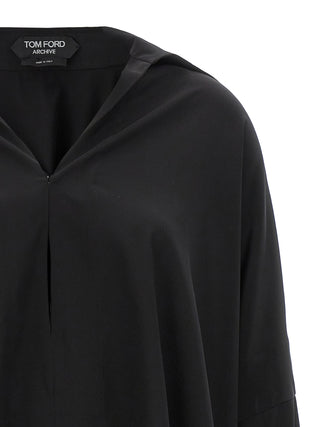 Black Silk Blouse