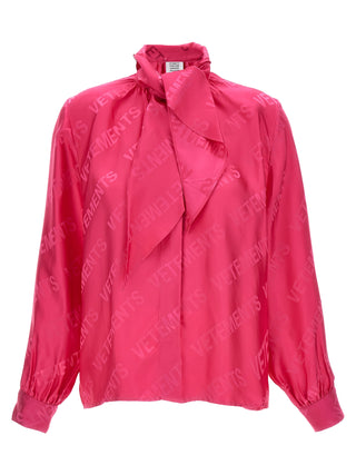 Fuchsia Viscose Blouse