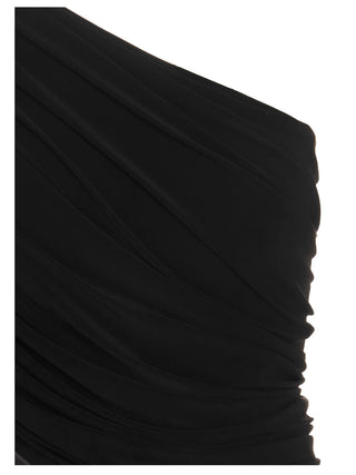 Black Polyamide Tank Tops