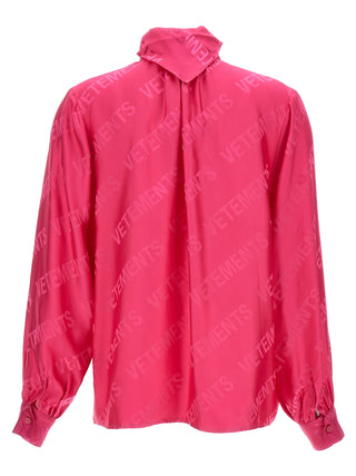 Fuchsia Viscose Blouse