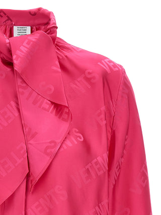 Fuchsia Viscose Blouse