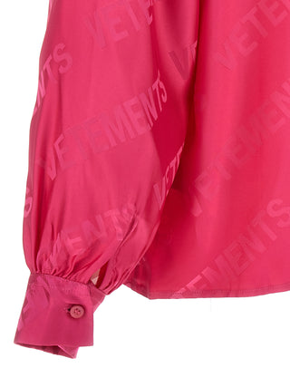 Fuchsia Viscose Blouse