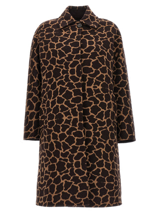 Brown Virgin Wool Coat