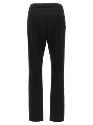 Black Virgin Wool Dress Pants