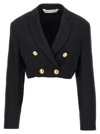 Black Polyester Blazer