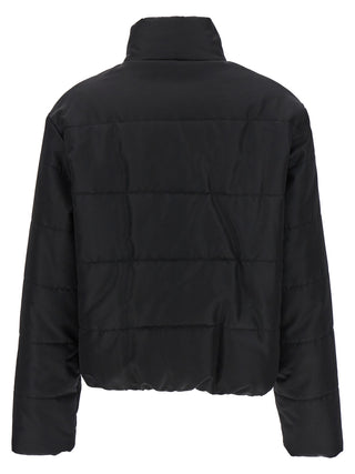 Black Polyamide Full-Length Jacket