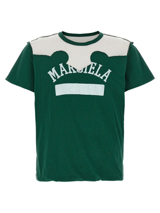 Camiseta bicolor de algodón  