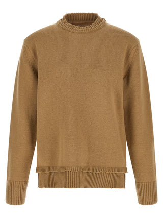 Beige Wool Cardigan