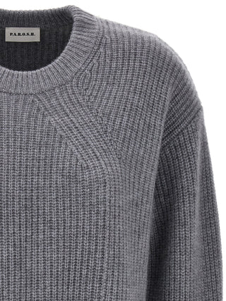 Gray Cashmere Cardigan