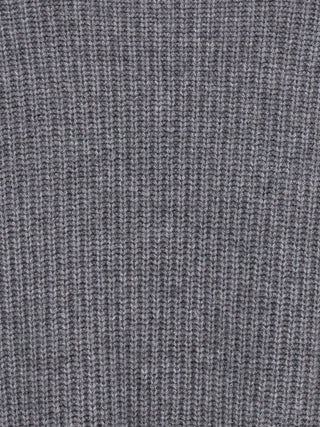 Gray Cashmere Cardigan