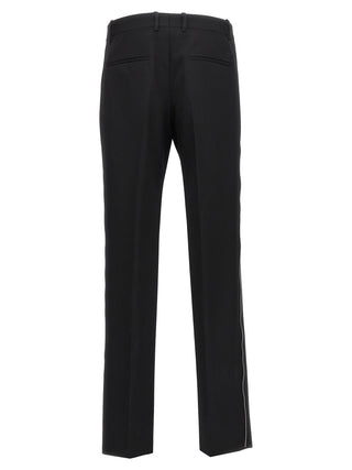 Black Virgin Wool Dress Pants