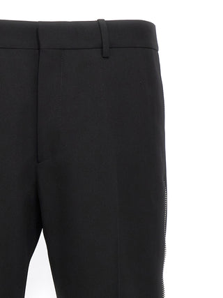 Black Virgin Wool Dress Pants