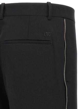 Black Virgin Wool Dress Pants