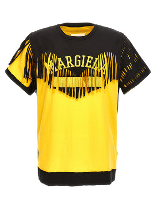 Camiseta bicolor de algodón  