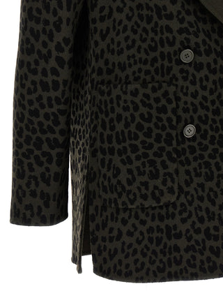 Bicolor Wool Blazer