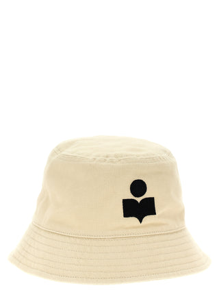 Sombrero tipo pescador beige de algodón