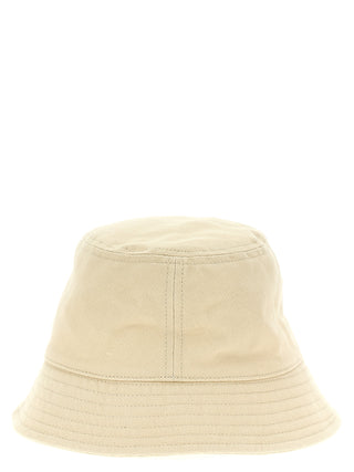 Sombrero tipo pescador beige de algodón